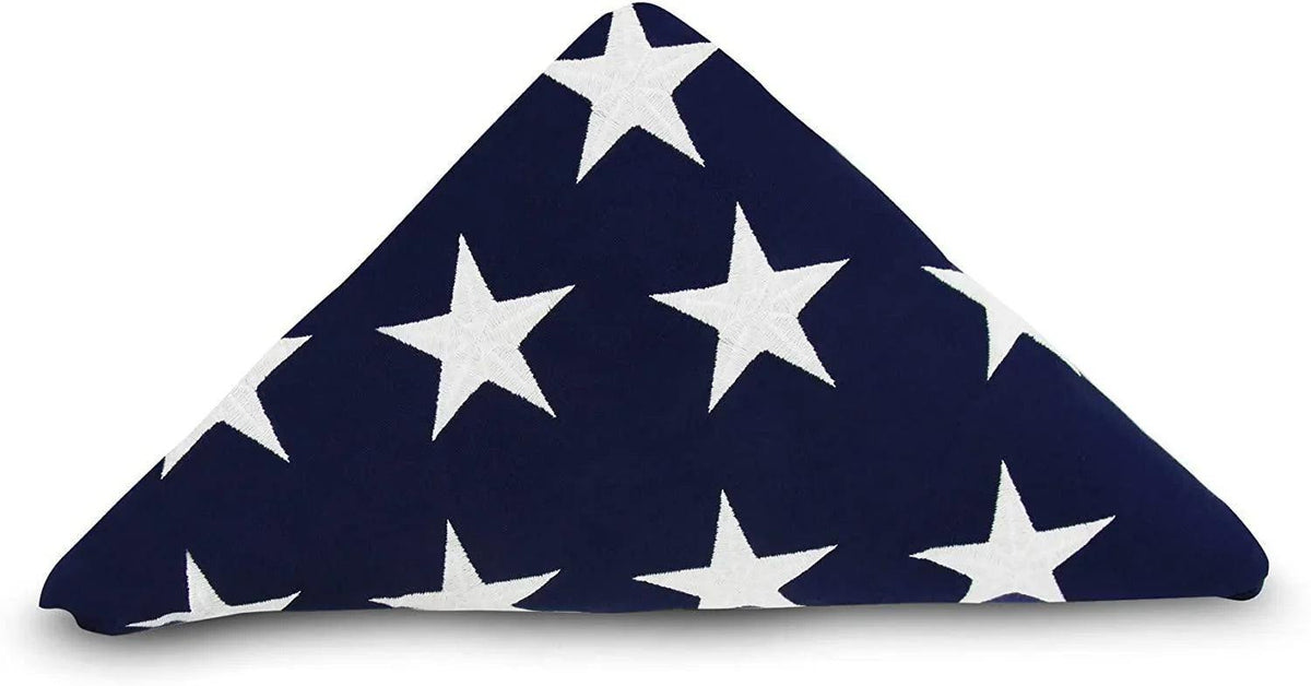 American Flag 5ft x 9.5ft Cotton by Valley Forge, Memorial of US forces.