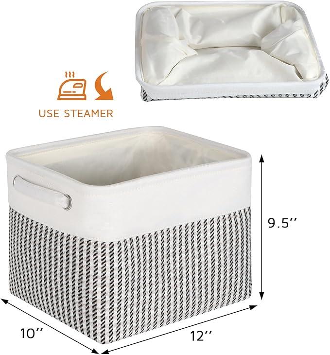 Kntiwiwo Foldable Storage Bin Collapsible Basket 12