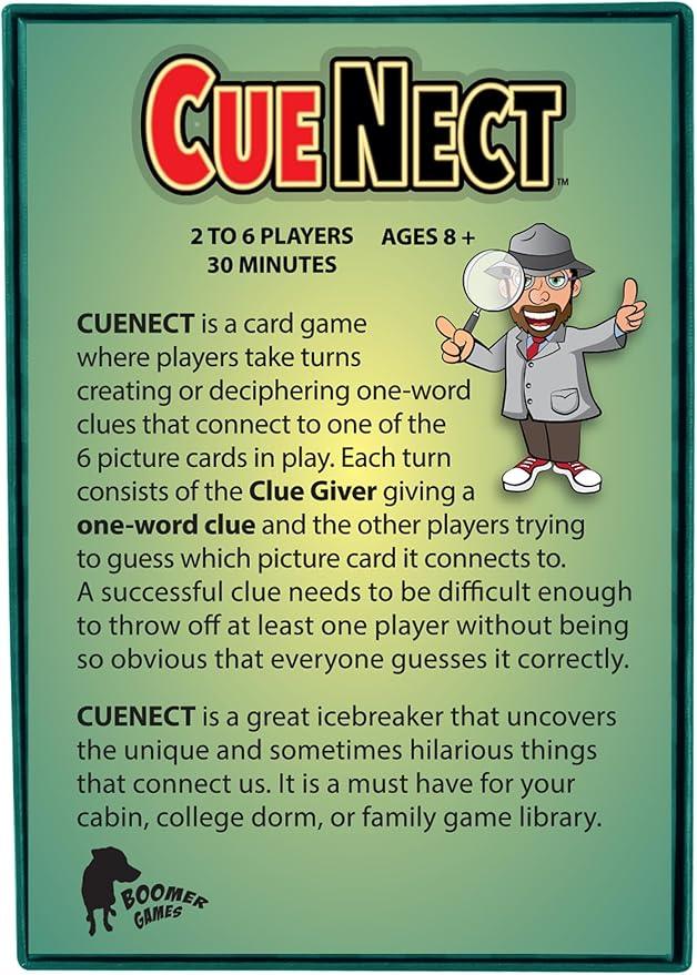 CUENECT: Wildly Fun Clue Decoding Game - Connect, Discover, & Laugh with Friends & Family – from The Makers of Moose Master