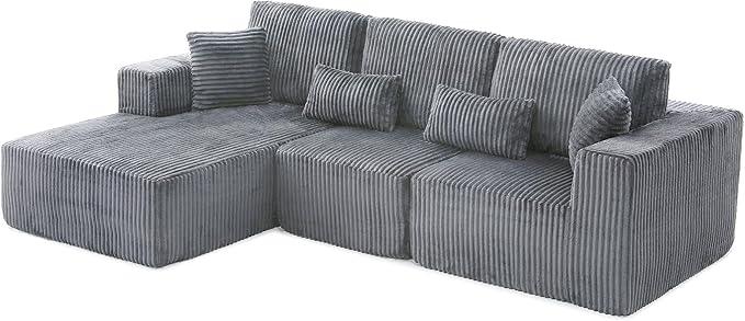 HYJT-H&K Modular Sectional Sofa Cloud Sectional Couch, 107