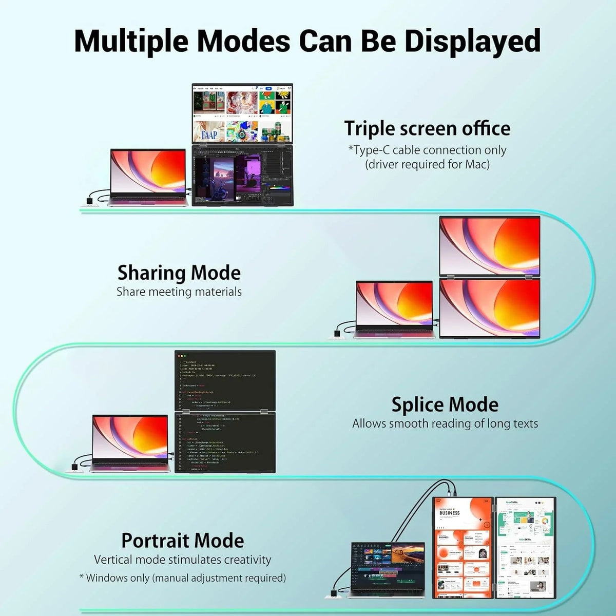 InnoView Foldable 18.5
