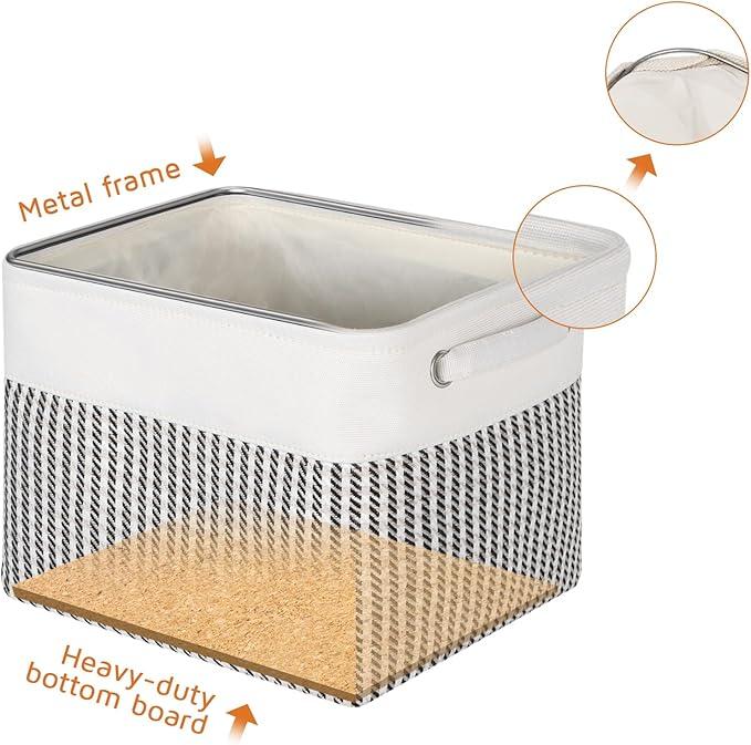 Kntiwiwo Foldable Storage Bin Collapsible Basket 12