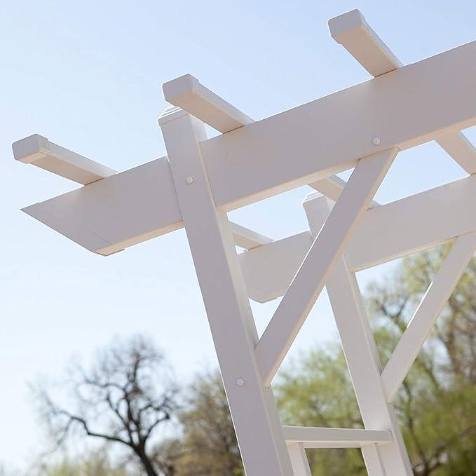 Dura-Trel Outdoor Garden Arch, Wellington Arbor Trellis for Climbing Plants, 72
