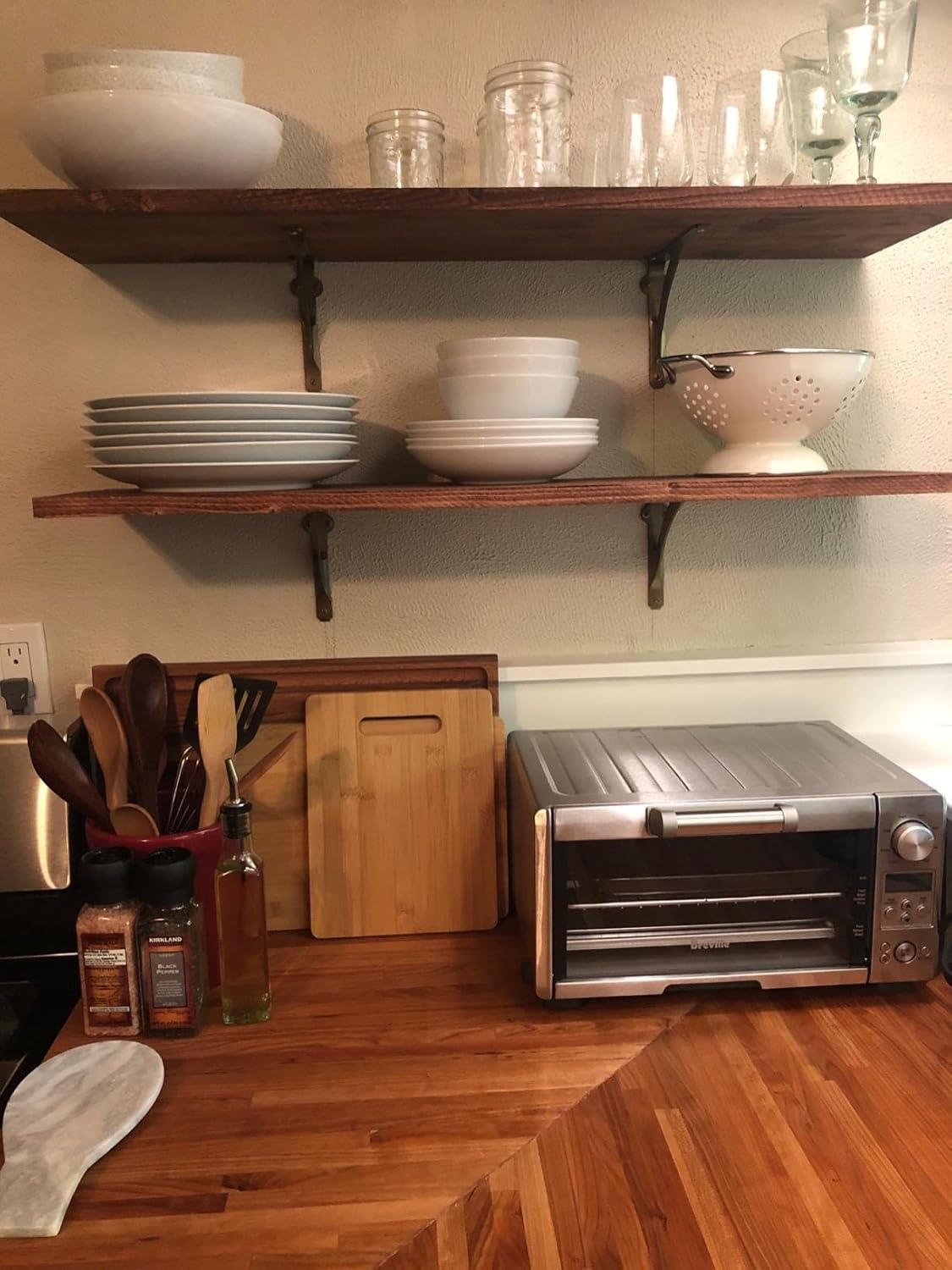Classic Shelf Bracket - Antique Brass