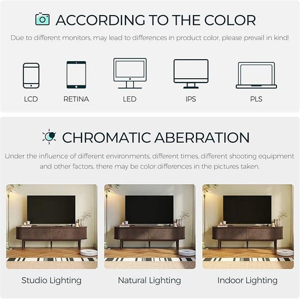 LINSY HOME Fluted TV Stand for 75