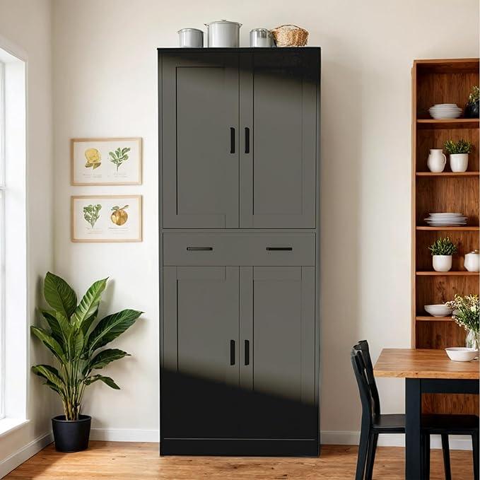 Black Kitchen Pantry, 71