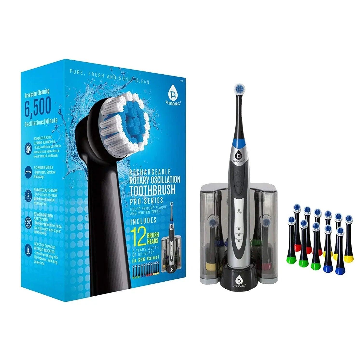 Rechargeable Rotary Oscillation Toothbrush Pro Series - Gifts for You 'n Me