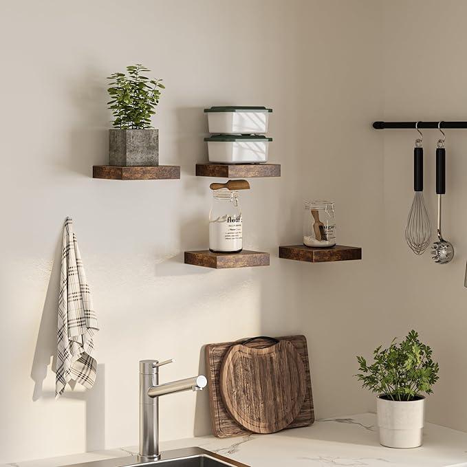 Square Floating Shelves for Wall, 8