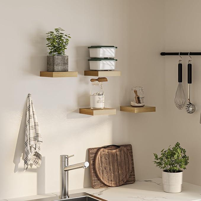 Square Floating Shelves for Wall, 8