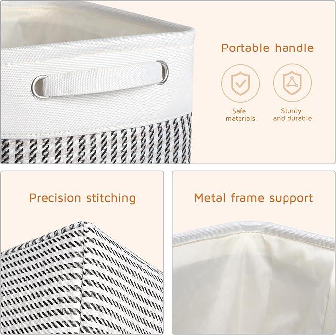 Kntiwiwo Foldable Storage Bin Collapsible Basket 12