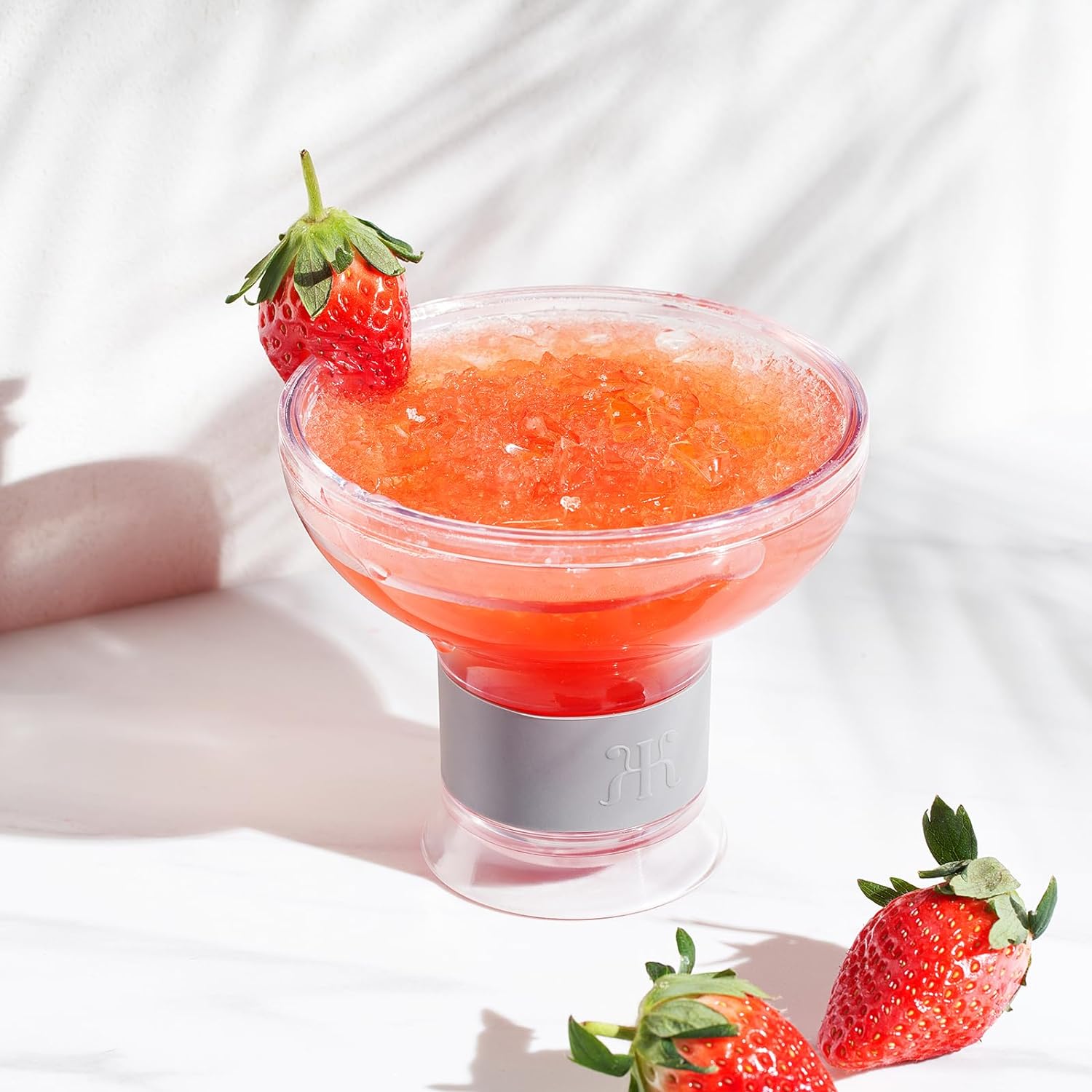 Frozen Margarita & Cocktail Chiller Glasses | Set of 4 | 12 OZ Unbreakable Tritan Acrylic