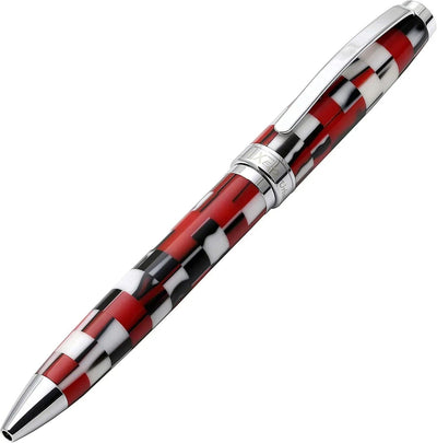 Urbanite II Acrylic & Brass Ballpoint Pen - Trek Red