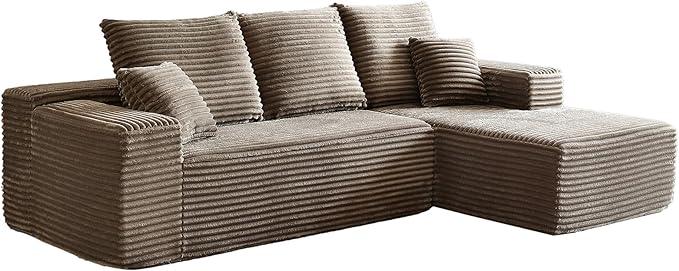 HYJT H&K Modular Sectional Sofa Cloud Couch, 107