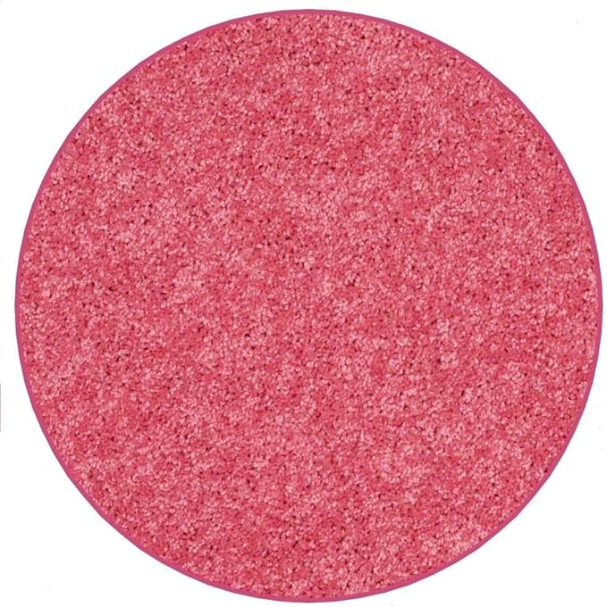 KOECKRITZ Soft and Colorful Kids Classroom Area Rugs (Passes Flammability Pill Test) Many Sizes and Bright Colors to Select from (10' Round, Glamour)