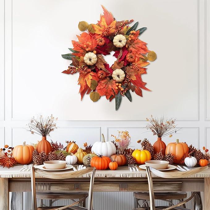 Fall Wreaths for Front Door, DECSPAS 21