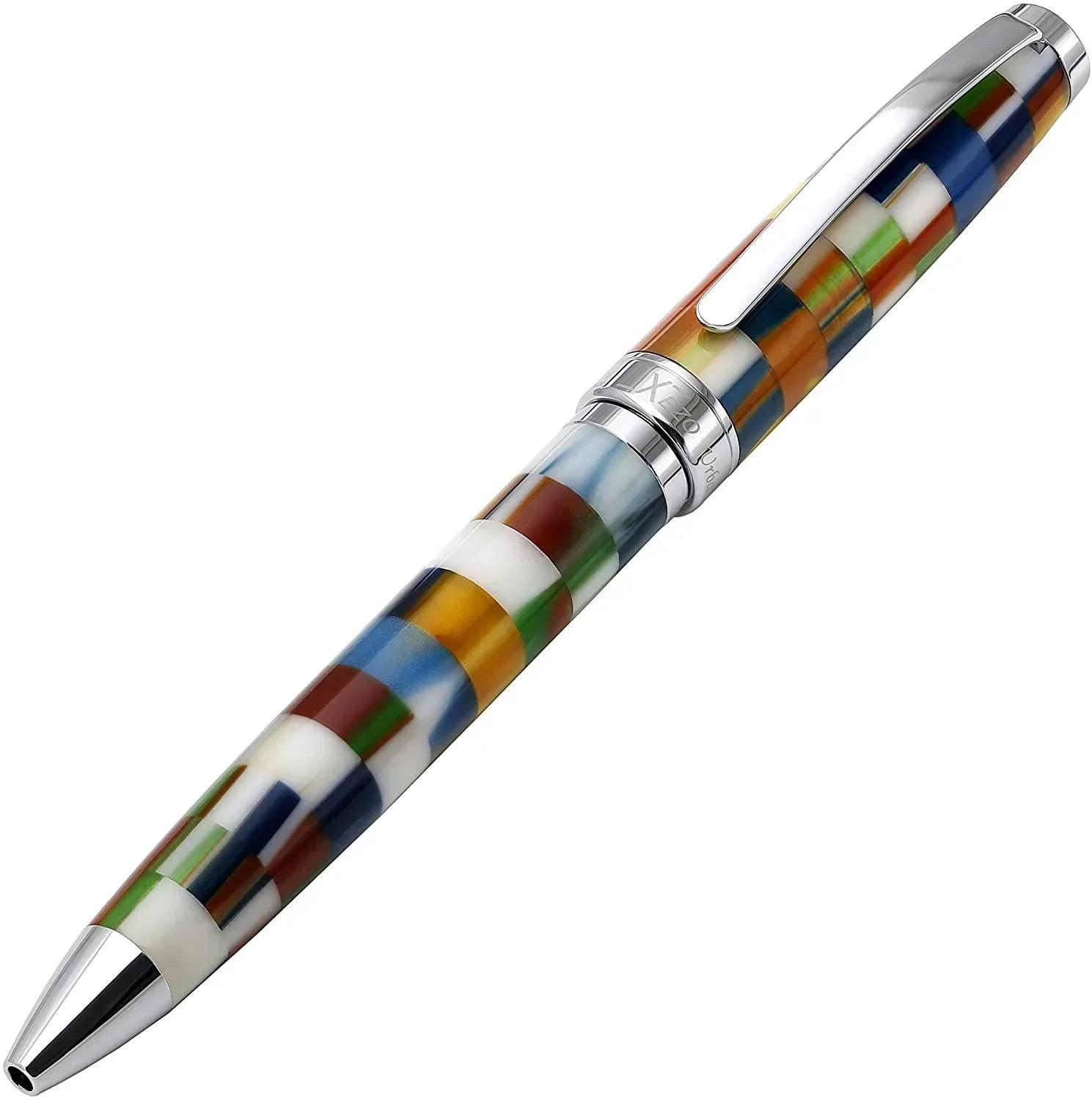 Urbanite II Acrylic & Brass Ballpoint Pen - Jazzy Multicolor - Gifts for You 'n Me