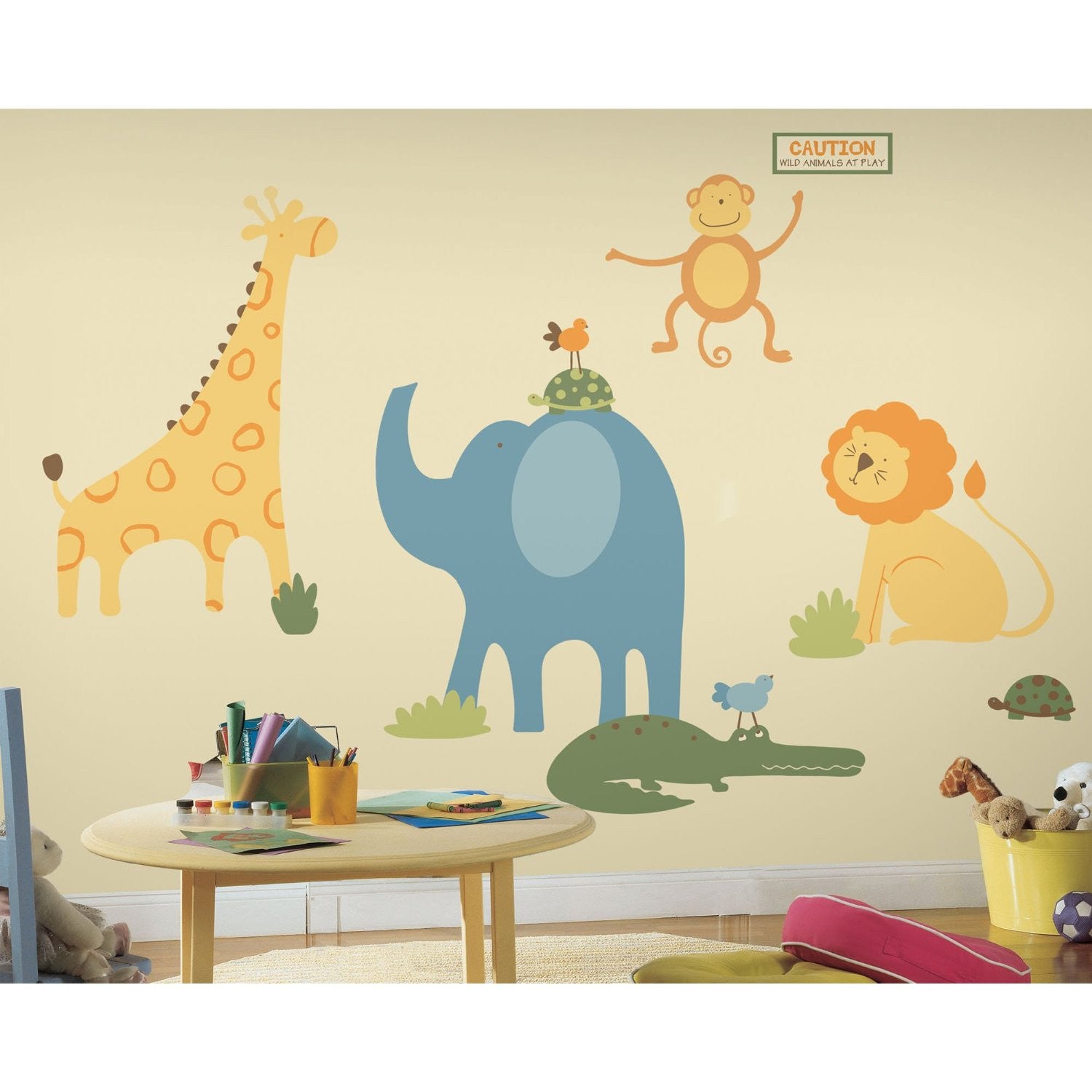 Zoo Animals Wall Decals