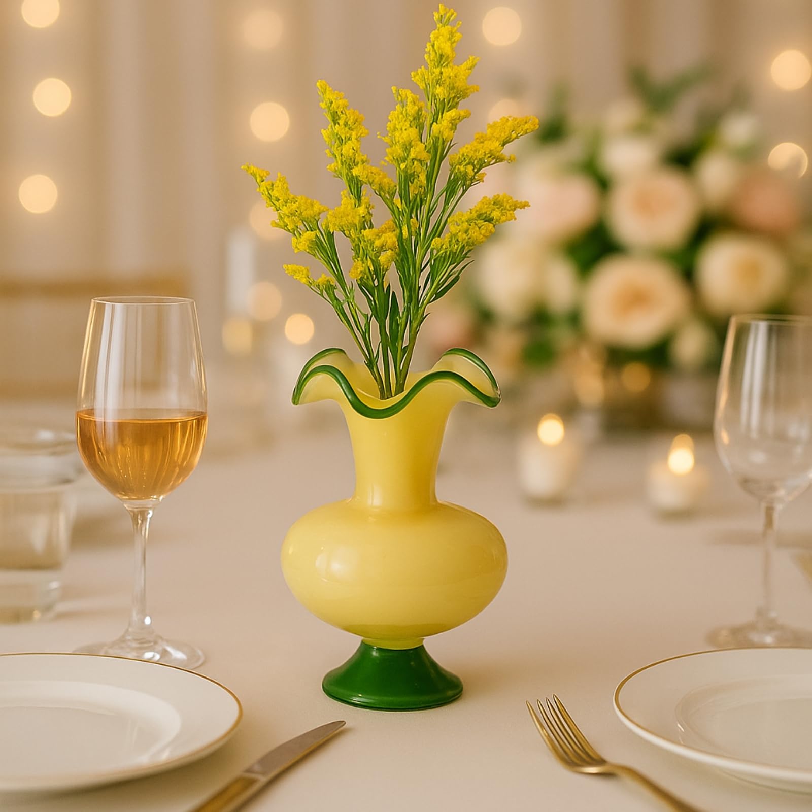 Glass Meadow Hand-Blown Glass Flower Vase  Décor - 11