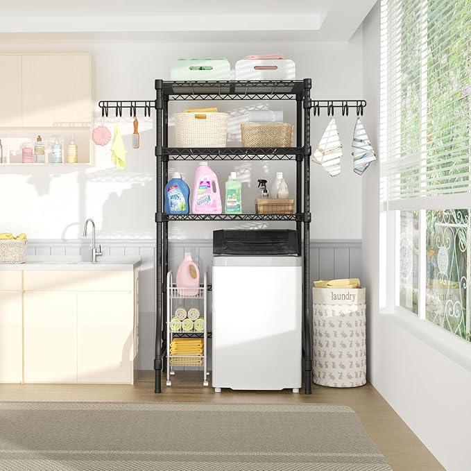 Ulif U8 Laundry Room Storage Organizer, Over The Washer and Dryer Storage Shelves for Laundry Organization, 35
