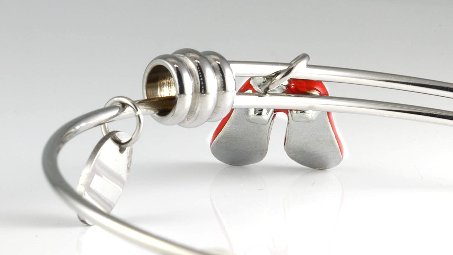 Wizard of Oz | Ruby Slippers Jewelry or Ruby Red Slippers Bracelet Bangle for Fans of The Wizard of Oz Gifts or Wizard of Oz Collectibles of Ruby Red Slippers for Dorothy from Wizard of Oz Party Favor