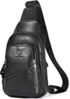 FR Fashion Co. Men's Executive Leather Sling Bag
