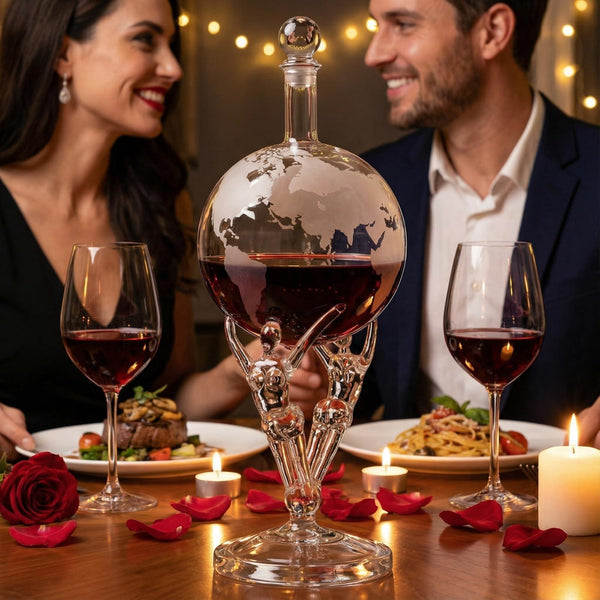 Love Crystal Decanter, For Wine & Whiskey The Wine Savant - 12