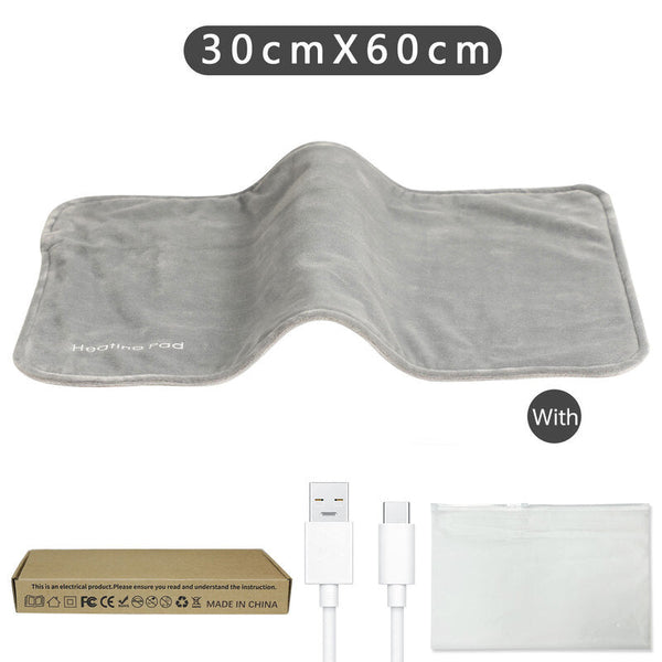 **5V USB grey heating pad (19.6x11.8
