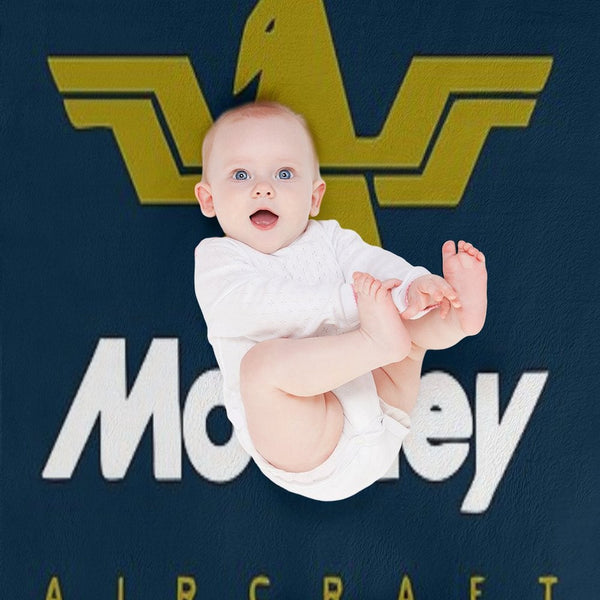 Mooney Aircraft Plush Throw Blanket