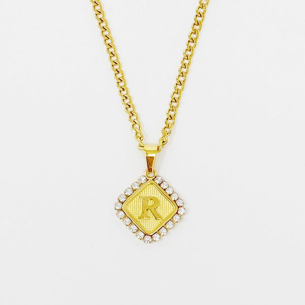 Aztec Delight Initial Necklace