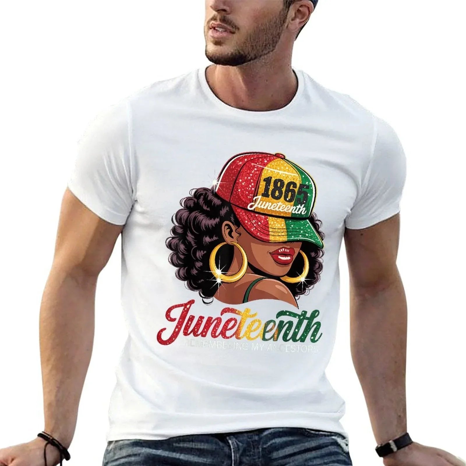 Juneteenth Black Women Girls Remembering My Ancestors  Quick-drying T-Shirt