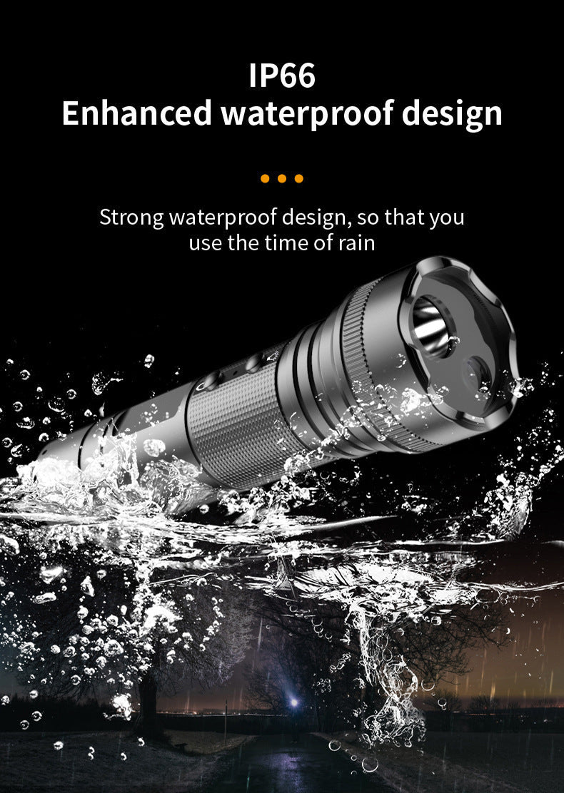 DV4000 Strong Light Flashlight Driving and Cycling Helmet Recorder 120 degree 4K HD Waterproof Camera Guide