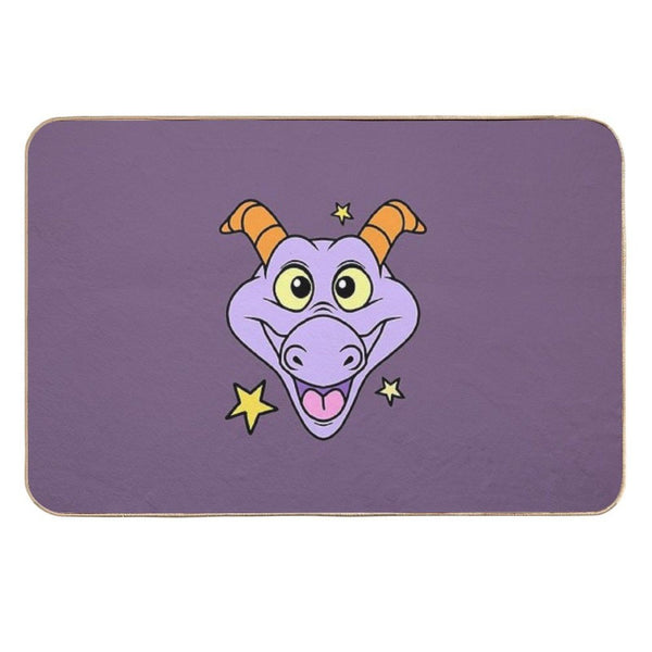 Figment with Stars  Odorless Bath Mat