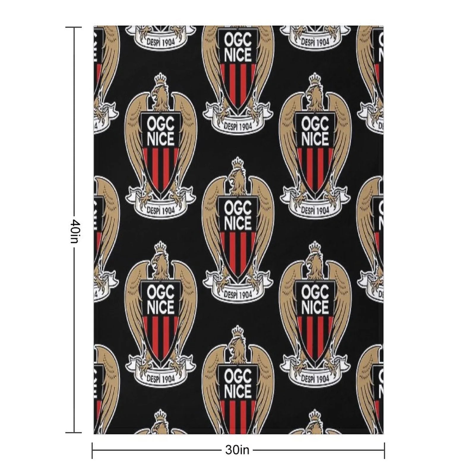 OGC Nice Throw Blanket