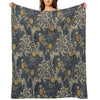 William Morris Seaweed Gift-ready Throw Blanket