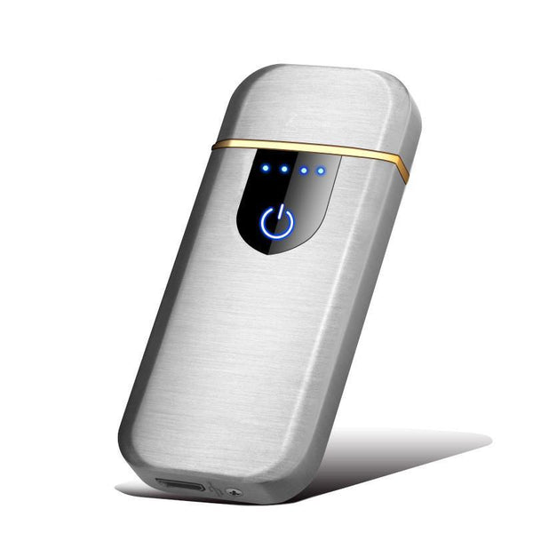 Modern Touch Electric lighter Plasma Lighters Dual arc Lighter USB lighters Flameless Rechargeable Lighter Windproof Lighter Electric lighters for  Men Gift Gadgets Accessories