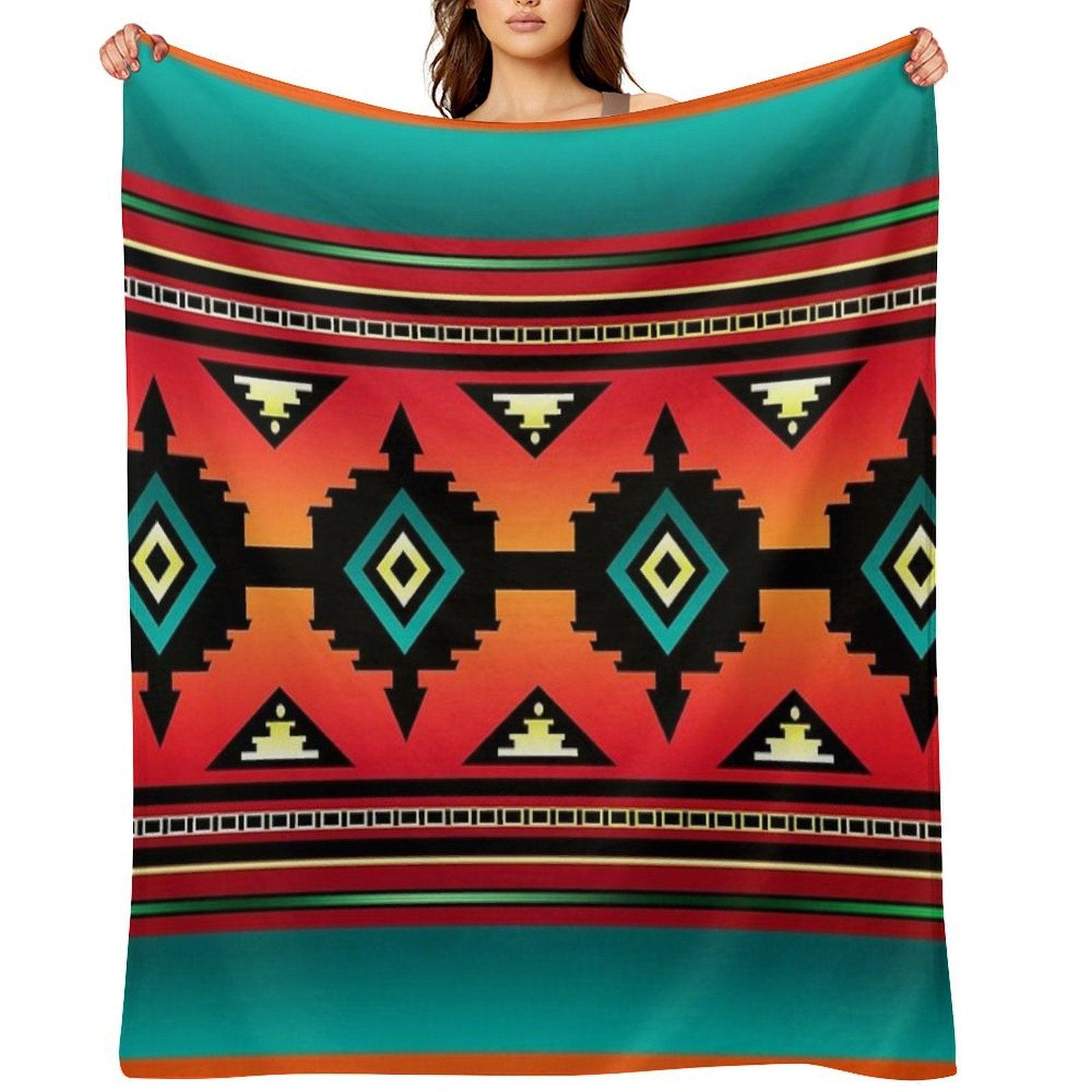 Canyon  Navajo Throw Blanket