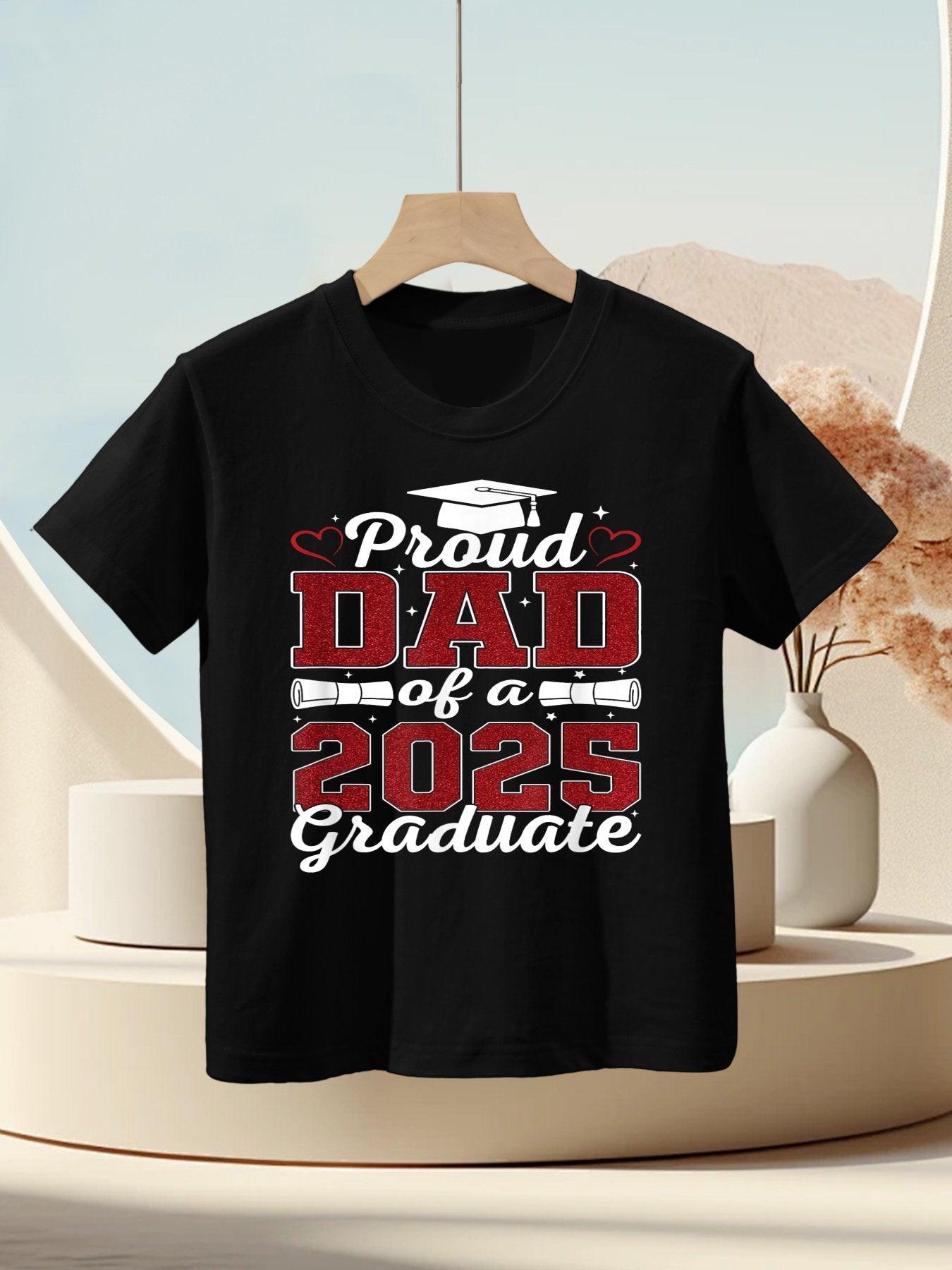 Proud Dad of A 2025 Graduate Senior Class of 2025 Graduation Kids T-Shirt