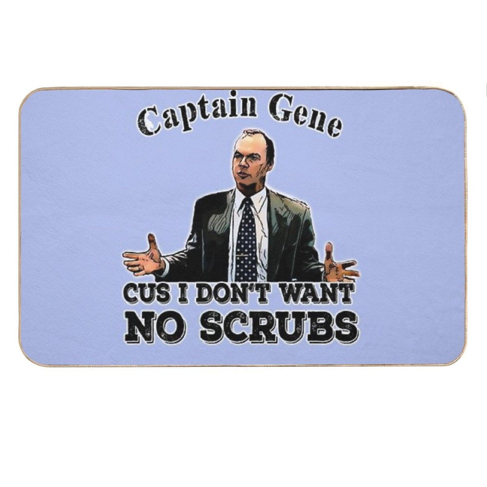 The Other Guys Movie Quote Captain Gene No Scrubs Bath Mat