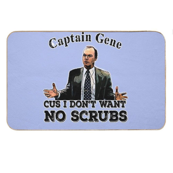 The Other Guys Movie Quote Captain Gene No Scrubs Bath Mat