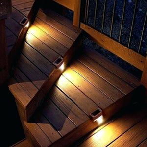 8-Pack Solar LED Deck & Step Lights