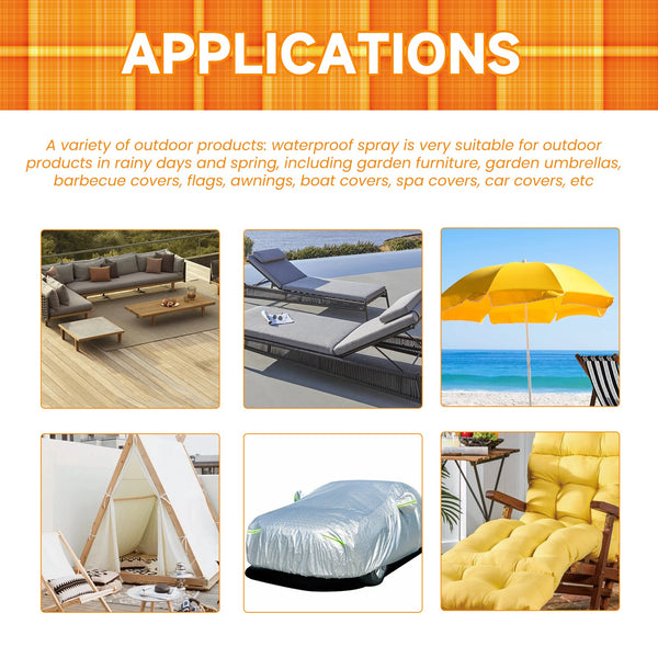 Outdoor Waterproof Protective Fabric Spray, Summer Fabric Cooling Waterproof Protection Cool Refreshing Spray