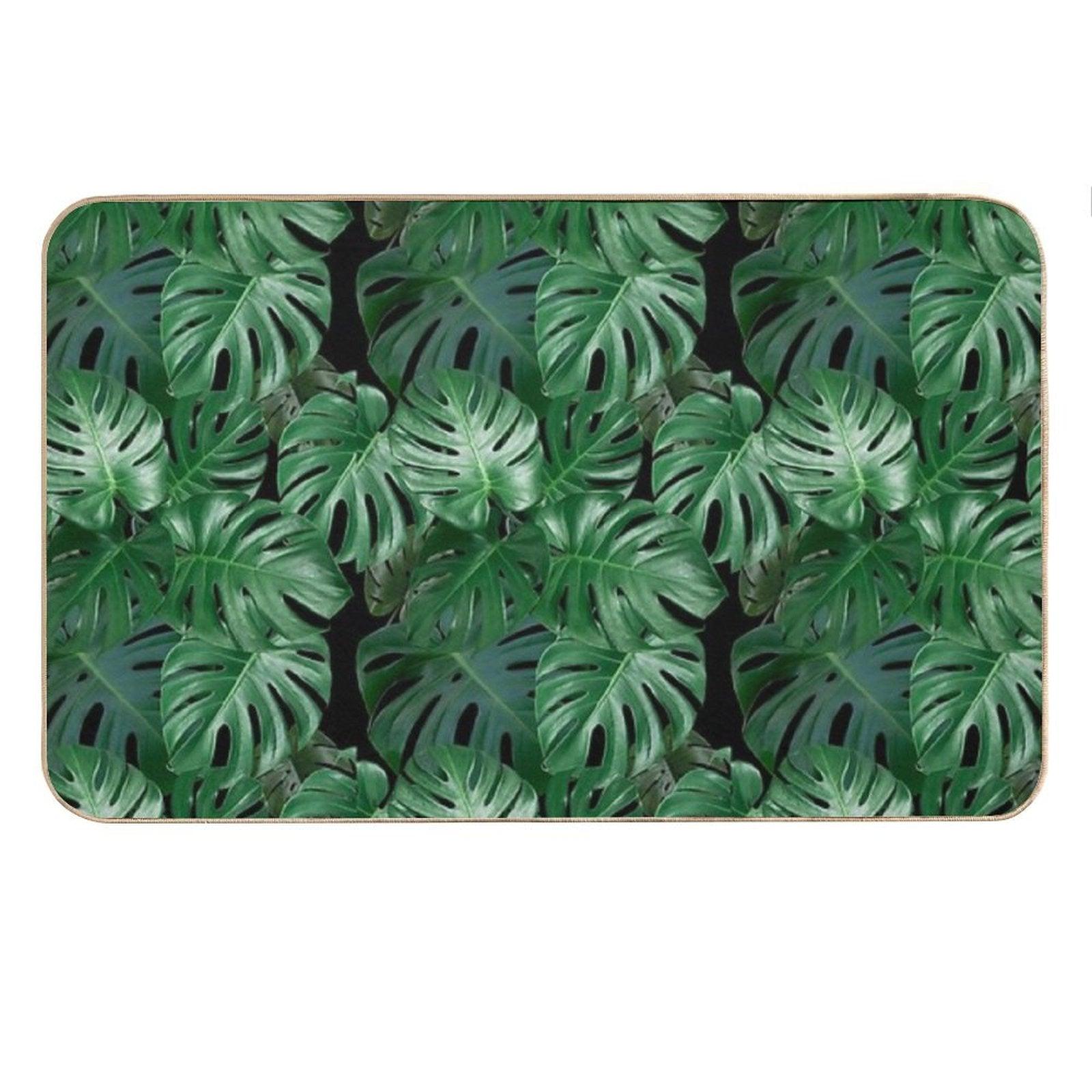 Monstera Madness Bath Mat