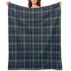 Carnegie Mellon University Tartan Plaid Throw Blanket