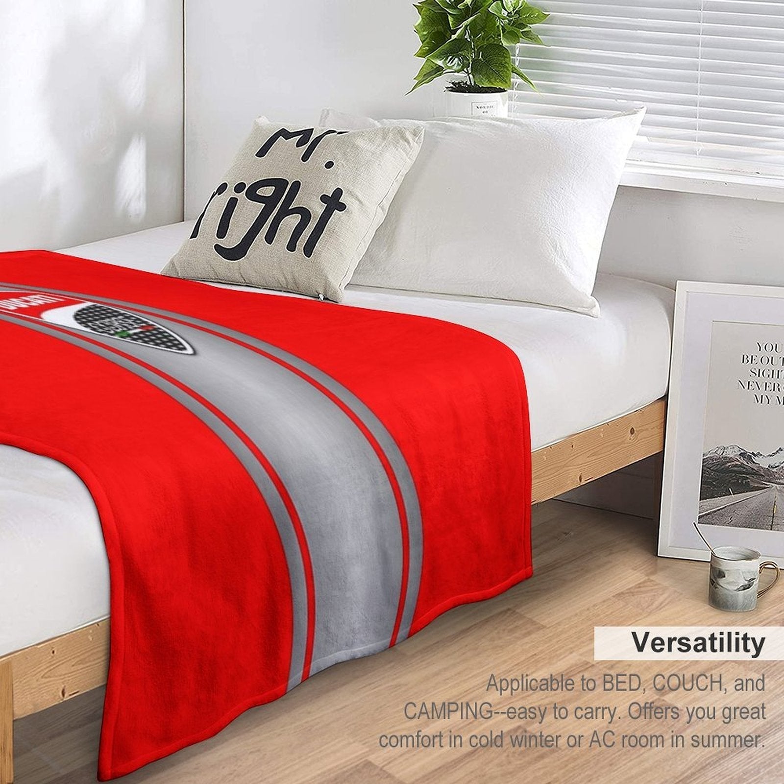 Ducati Eco-conscious Throw Blanket