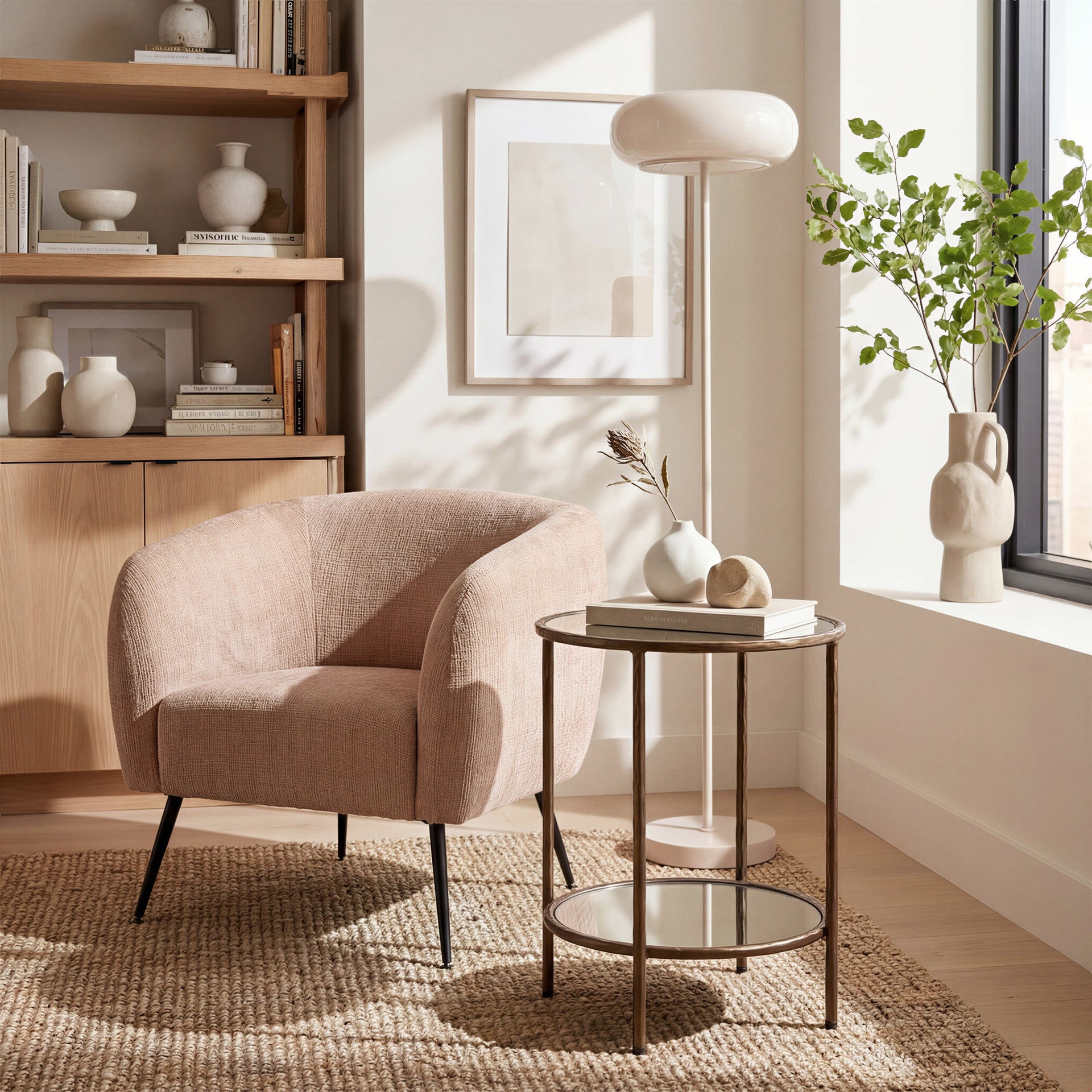 Munk Floor Lamp Beige