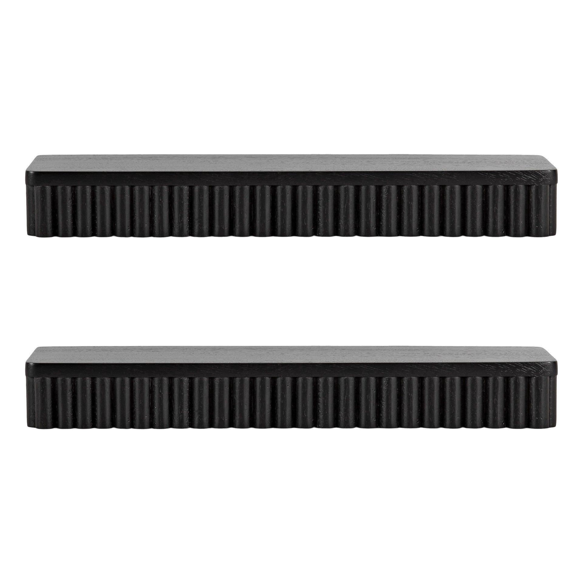 Reid Ribbed Floating Shelves