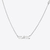 Silver MOM Pendant Necklace