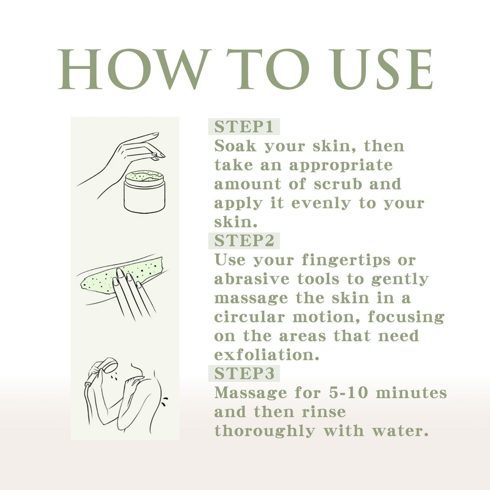 Avocado Ice Cream Scrub, Full Body Cleanse Exfoliating Dead Skin Shower Refresh Body Scrub