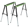 2-Pack Adjustable Saw Horse - Folding Portable Work Horse
