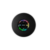 Large suction cup waterproof Bluetooth speaker LED light emitting waterproof bathroom Bluetooth speaker portable Bluetooth speaker - Black